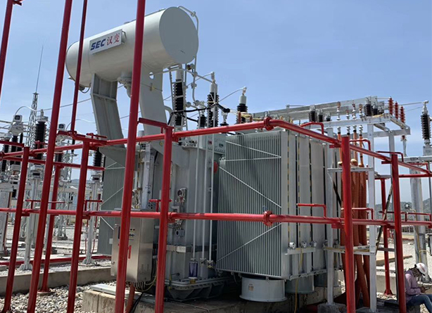 Transformer SFZ11-63000/115KV for Vietnamese TASCO 49MW Photovoltaic Substation